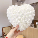 Cœur en Roses Éternelles 15cm