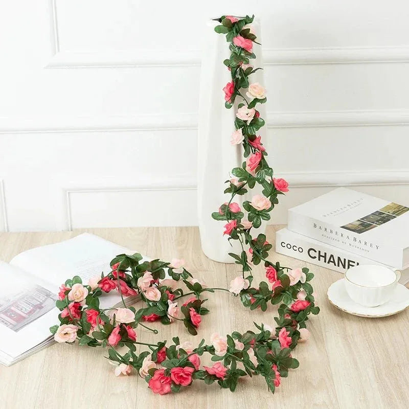 Guirlande de Roses Artificielles 2,5m – Décoration Mariage & Maison - Rose Eternelle La Boutique