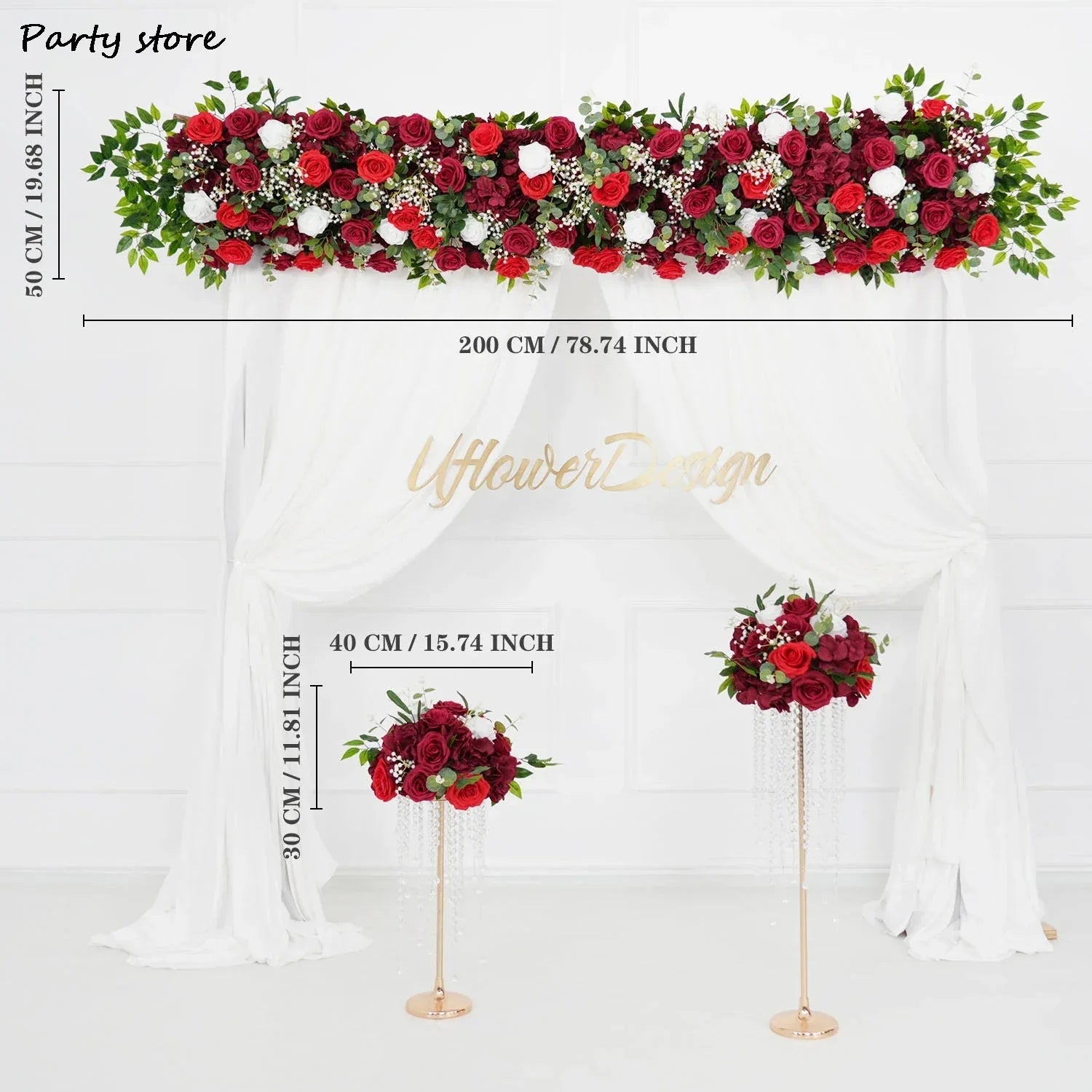 Mur de Fleurs "Jardin Secret" pour Mariage - Rose Eternelle La Boutique