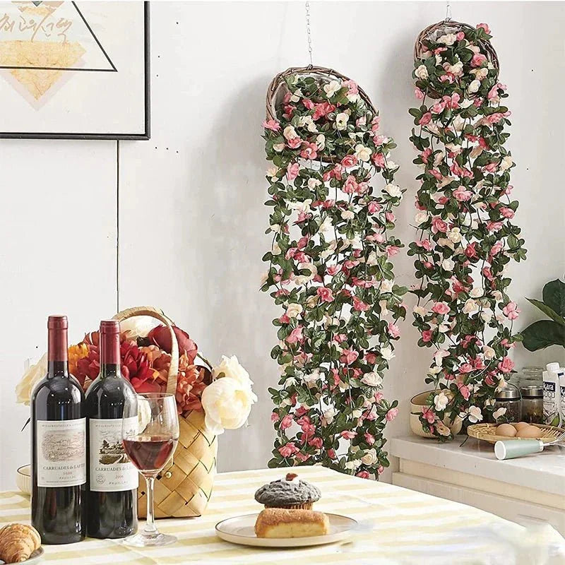 Guirlande de Roses Artificielles 2,5m – Décoration Mariage & Maison - Rose Eternelle La Boutique