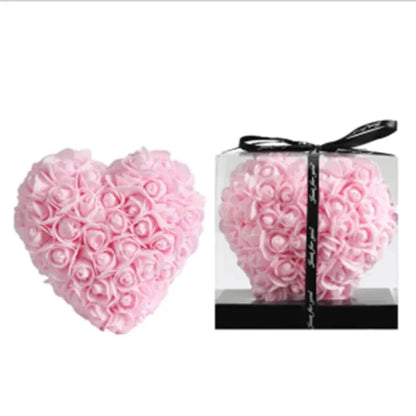 Cœur en Roses Éternelles 15cm - Rose Eternelle La Boutique