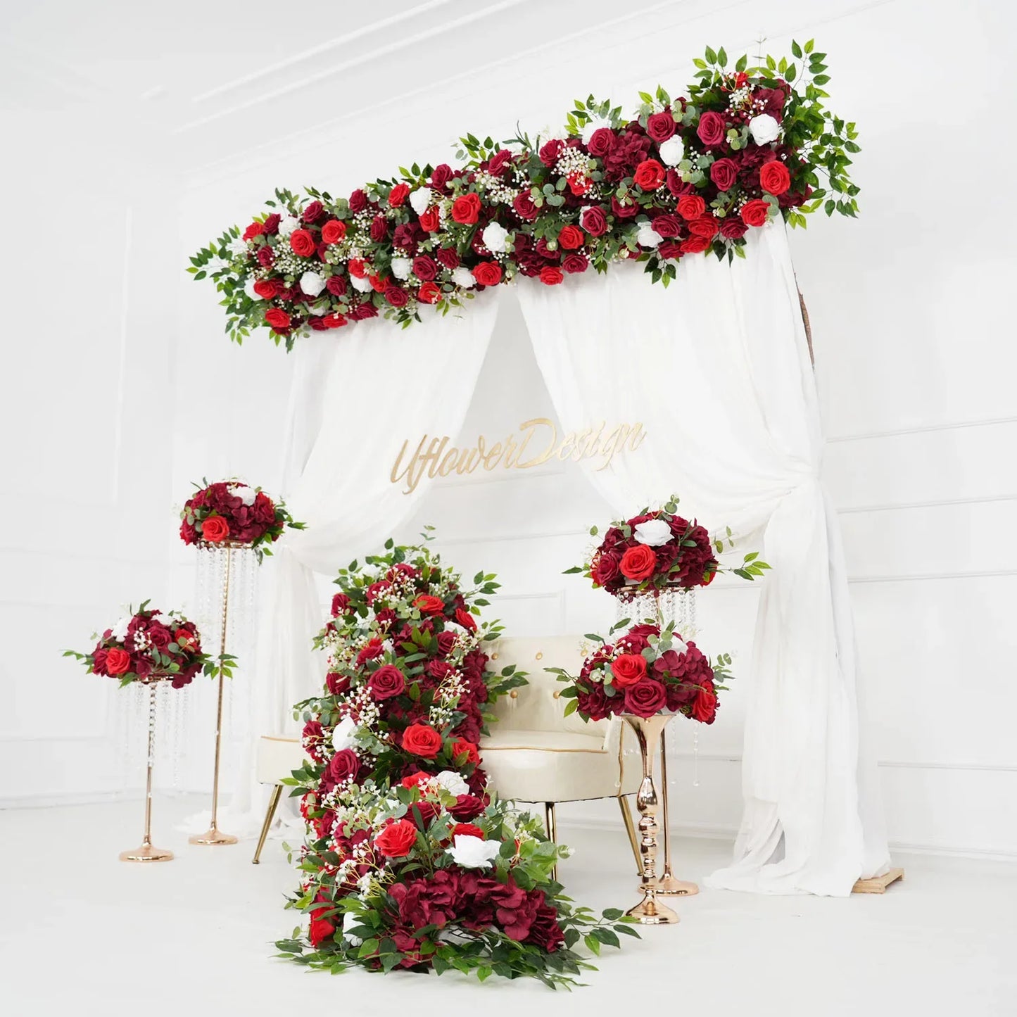 Mur de Fleurs "Jardin Secret" pour Mariage - Rose Eternelle La Boutique