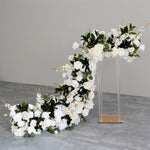 Chemin de Table Floral en Soie – Décoration Mariage & Centre de Table