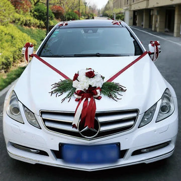 Guirlande de Roses en Soie – Décoration Mariage Extérieur - Rose Eternelle La Boutique