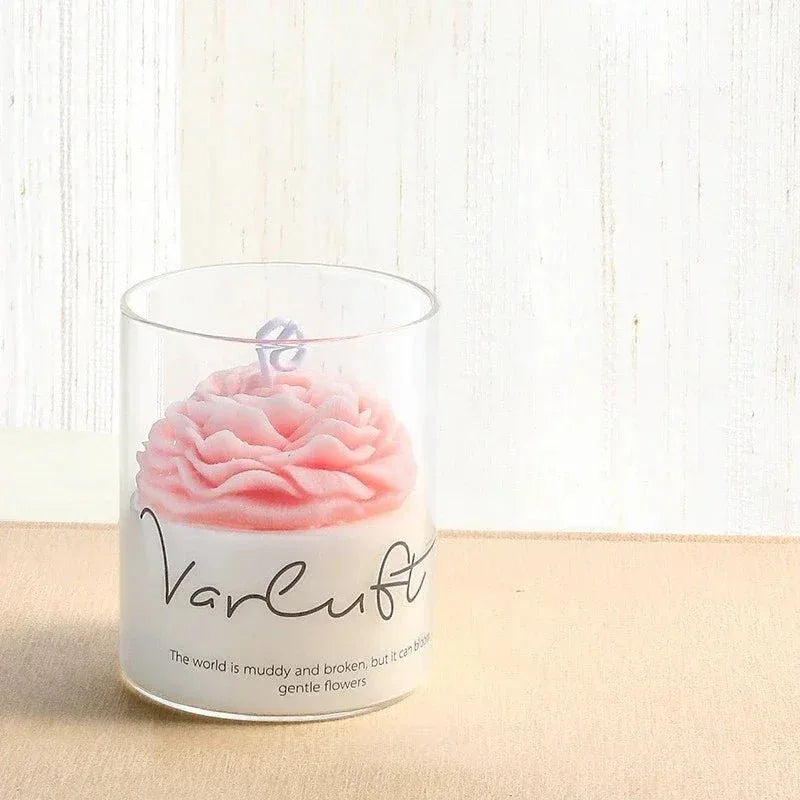 Bougie Sculpturale "Bubble" - Cire de Soja - Rose Eternelle La Boutique