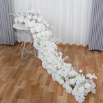 Chemin de Table Floral en Soie – Décoration Mariage & Centre de Table