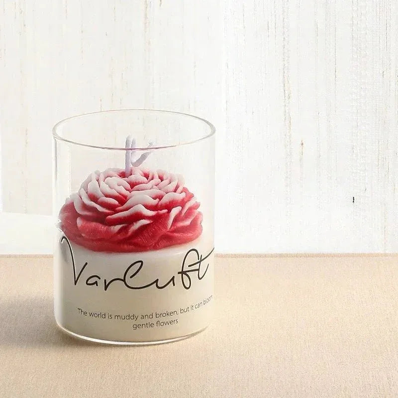 Bougie Sculpturale "Bubble" - Cire de Soja - Rose Eternelle La Boutique