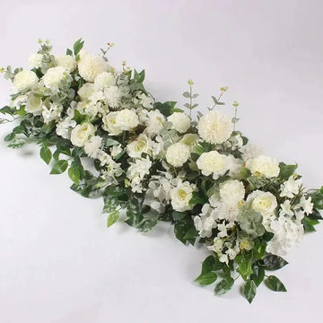 Guirlande de Roses Blanches Artificielles 100cm - Rose Eternelle La Boutique
