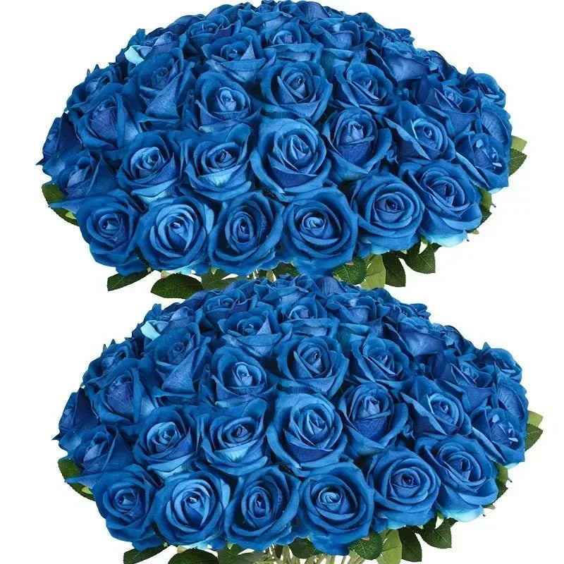 Lot de 50 Roses Velours "Real Touch" - Rose Eternelle La Boutique