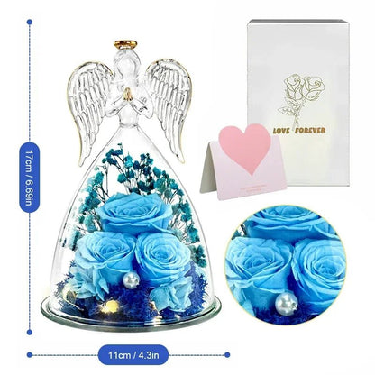 Luminous Guardian Angel & His Eternal Rose