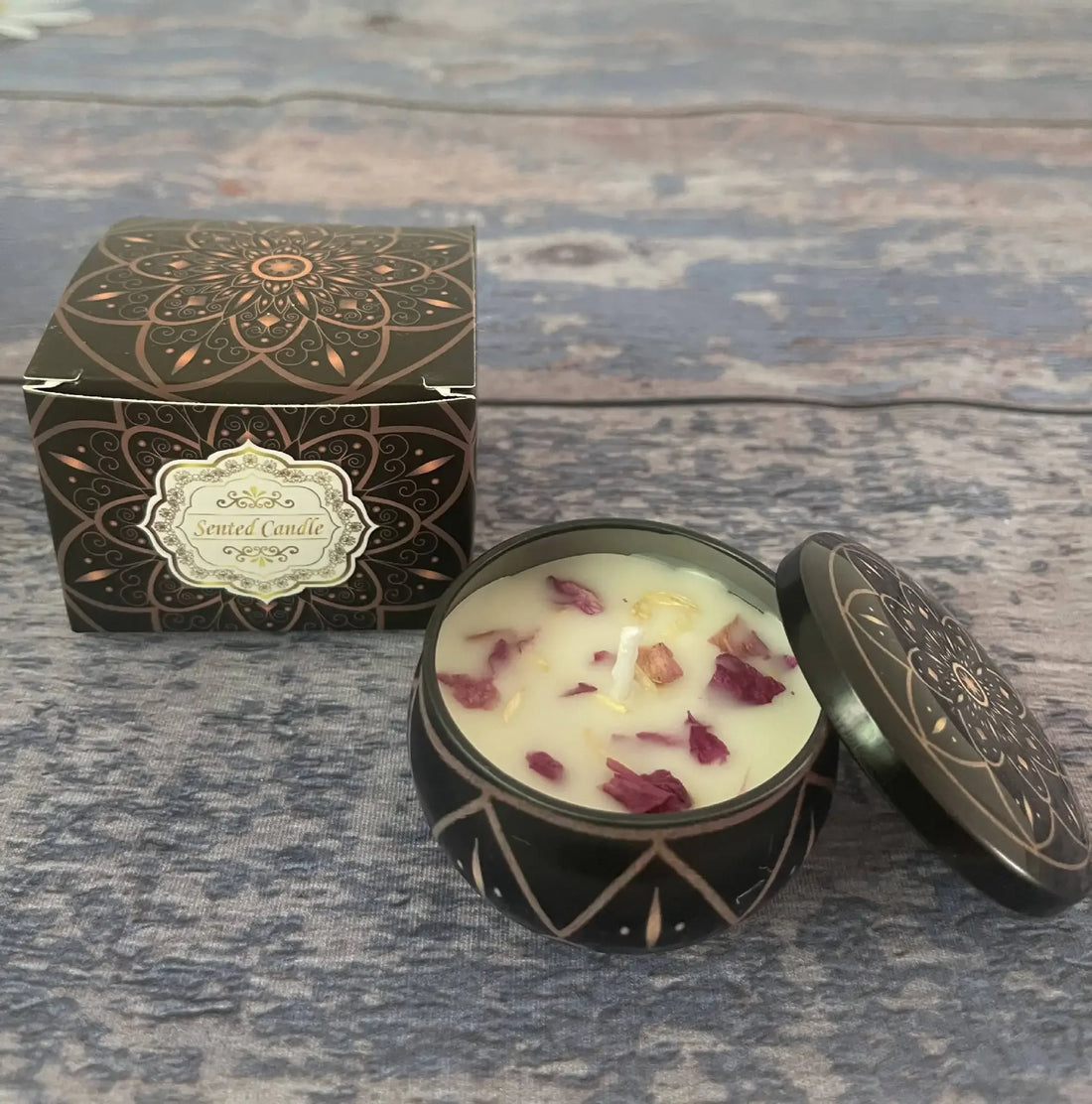Bougie Gourmande "Chalet Cosy" - Pain d'Épices & Orange - Rose Eternelle La Boutique