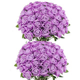 Lot de 50 Roses Velours "Real Touch"