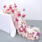 Guirlande de Roses en Soie – Décoration Mariage & Arche Extérieure