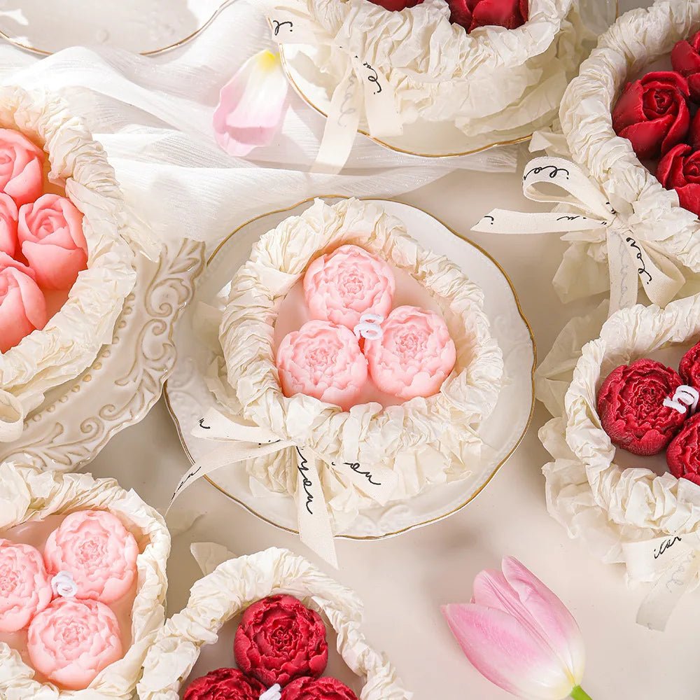 Kit Créatif DIY - Ma Bougie Fleur de Rose