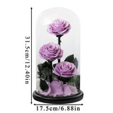 Trio de Roses Éternelles "Amour Infini"