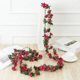 Guirlande de Roses Artificielles 2,5m – Décoration Mariage & Maison