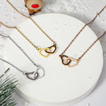 Boite avec Rose Eternelle + Pendentif | Bleu foncée