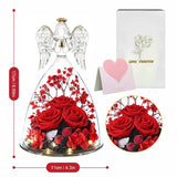 Ange Gardien Lumineux & sa Rose Éternelle