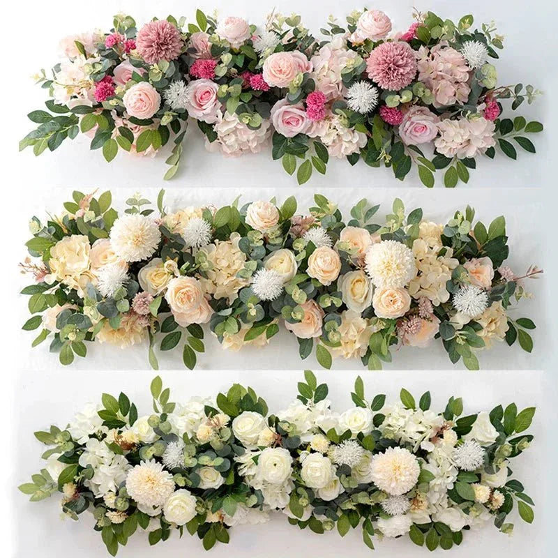 Guirlande de Roses Blanches Artificielles 100cm - Rose Eternelle La Boutique