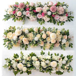 Guirlande de Roses Blanches Artificielles 100cm