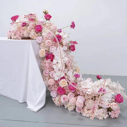 Guirlande de Roses en Soie – Décoration Mariage & Arche Extérieure - Rose Eternelle La Boutique