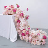 Guirlande de Roses en Soie – Décoration Mariage & Arche Extérieure