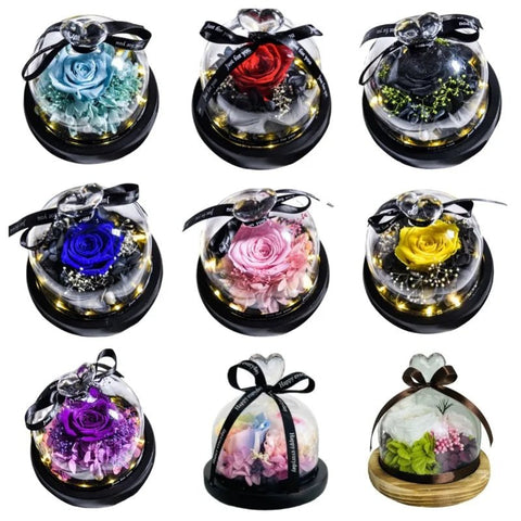 Rose Eternelle Sechée & Fait Main (Choix de Couleurs)