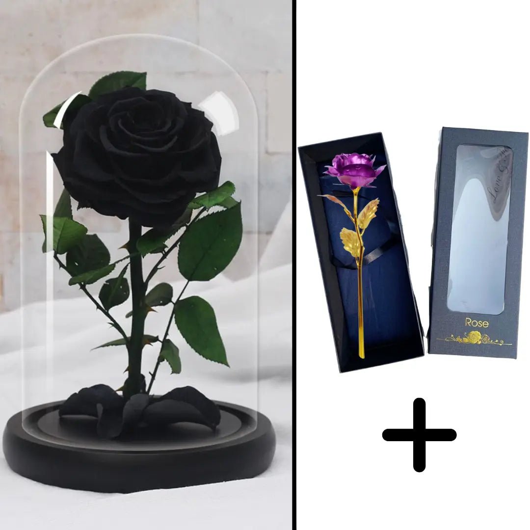 Eternal Red Rose Bundle Pack + 24k Gift Box (Choice)