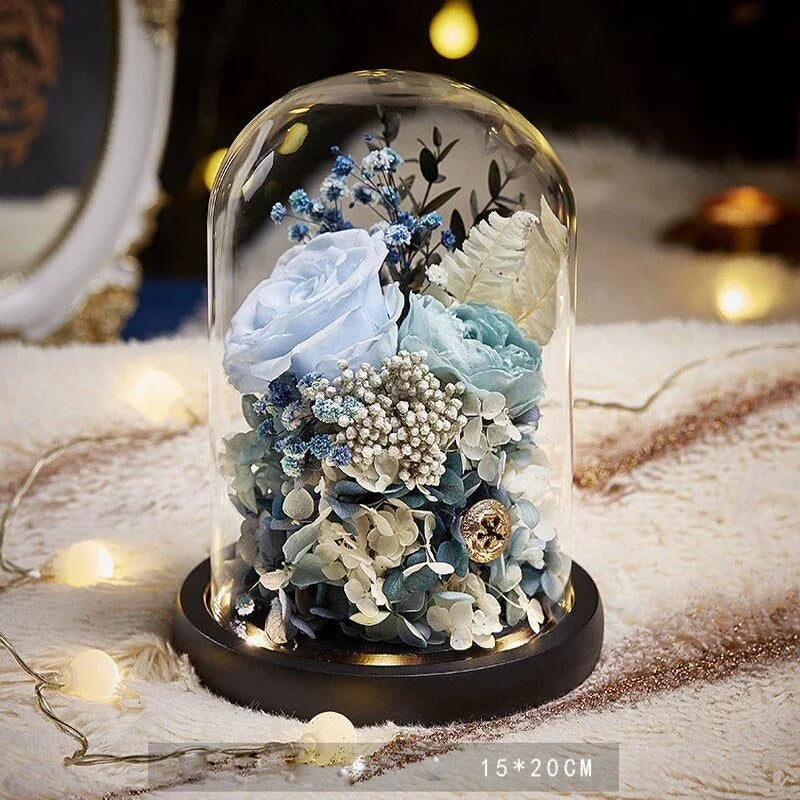 Rose Eternelle avec Composition Florale ( Choix ) - Rose Eternelle La Boutique