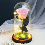 Rose eternelle <br> de couleur rose - Rose Eternelle La boutique
