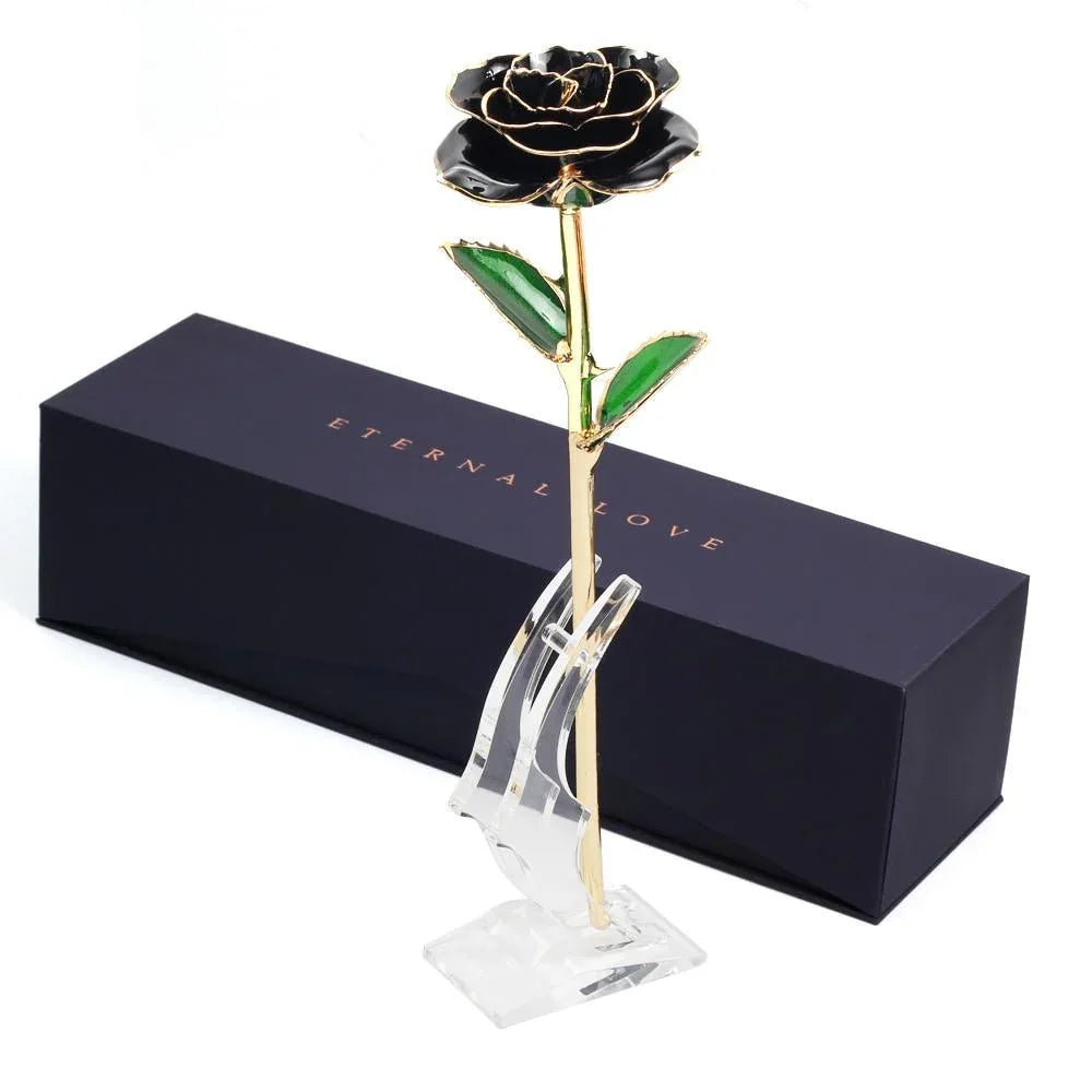 Rose Eternelle Coffret: Couleur Noir Or 24K - Rose Eternelle La Boutique