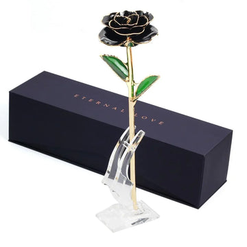 Rose Eternelle Coffret: Couleur Noir Or 24K - Rose Eternelle La Boutique