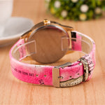 Montre a Quartz & Strass . Edition spéciale : Rose éternelle