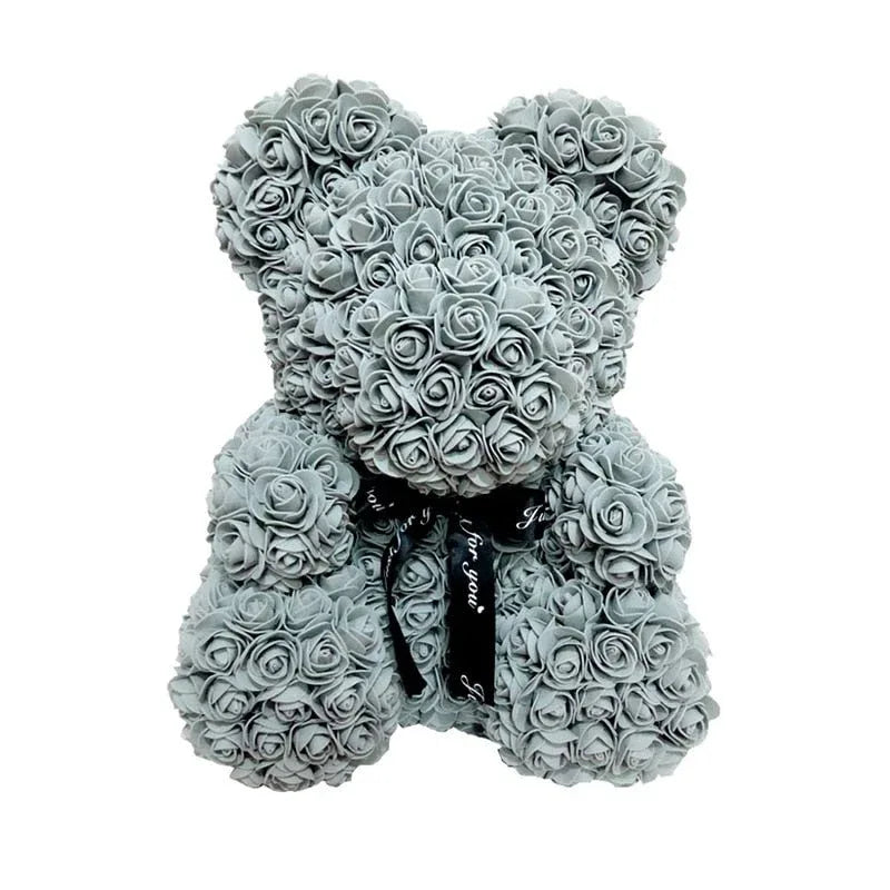 Ours en Rose Eternelle (choix de couleur) - Rose Eternelle La Boutique