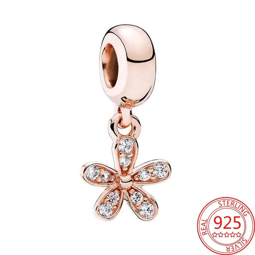 Charms bracelet pandora Cœur Eternel ( Choix de Style ) - Rose Eternelle La Boutique