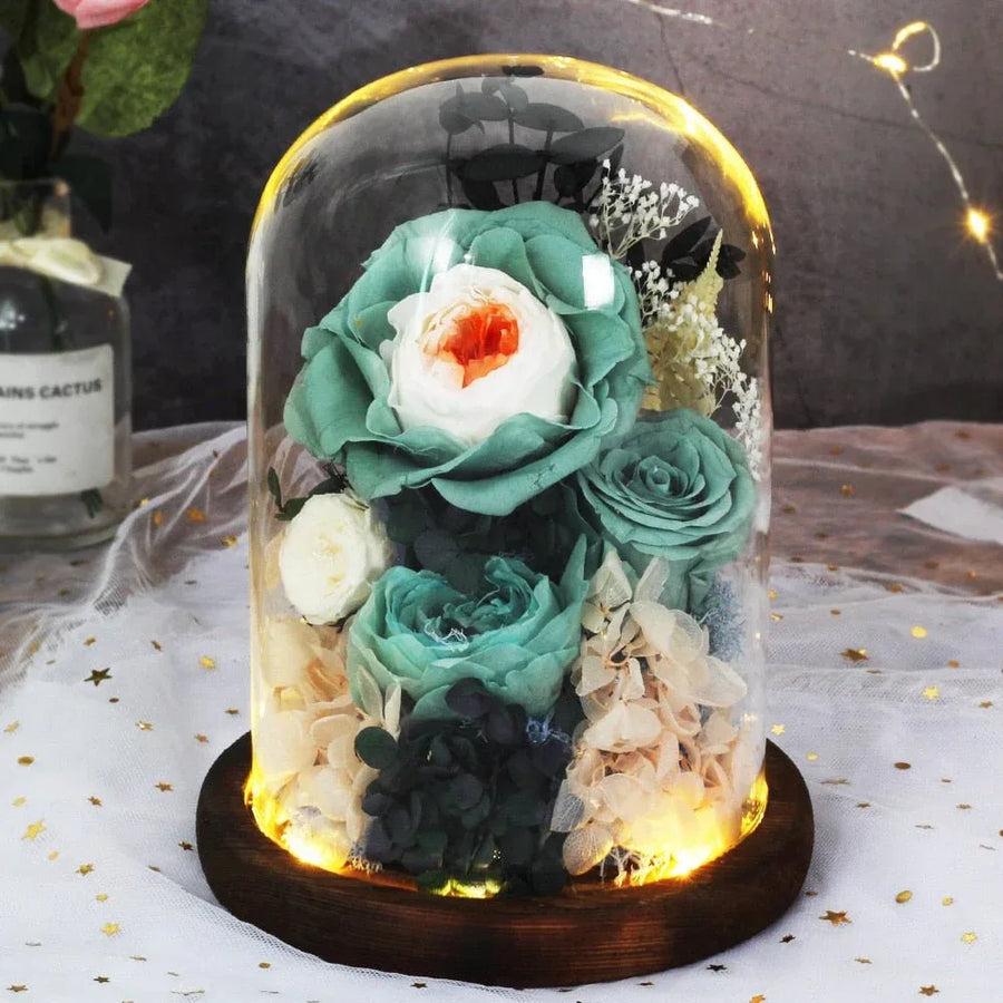 Roses Eternelles (Naturelles) Verte - Rose Eternelle La Boutique