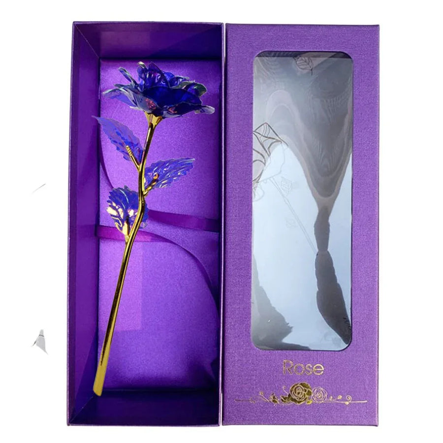 Coffret Rose Éternelle Or 24K – Cadeau de Luxe Inoubliable - Rose Eternelle La Boutique