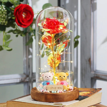 Rose Eternelle Mariage Or 24K (Choix de Couleurs) - Rose Eternelle La Boutique