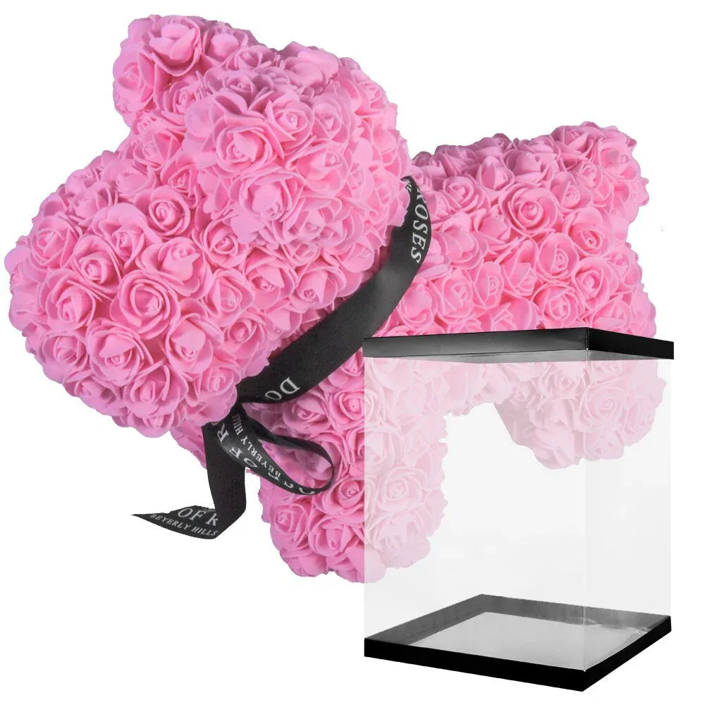 Chien en Rose Eternelle ( Choix de Couleur ) - Rose Eternelle La Boutique