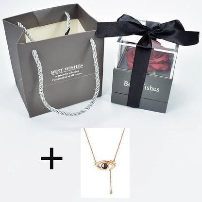 Rose Eternelle Coffret (Choix collier) - Rose Eternelle La Boutique