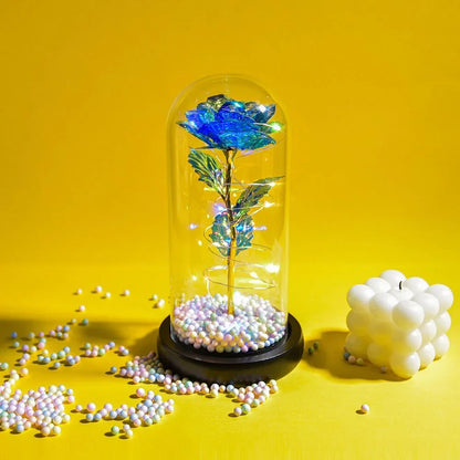 Rose Eternelle Lumineuse & Sous Cloche ( Choix de style ) - Rose Eternelle La Boutique