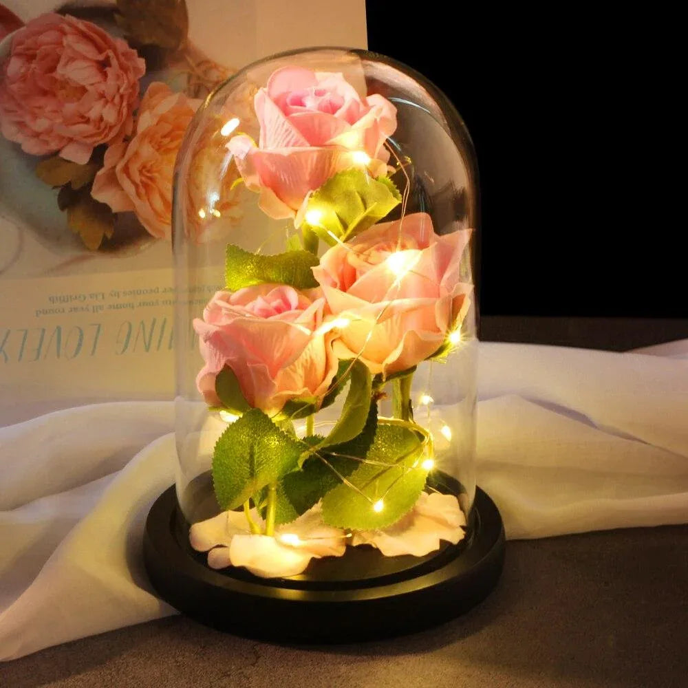 Eternal Rose Boutique Eternal Rose under glass dome (plusieurs couleur disponible)