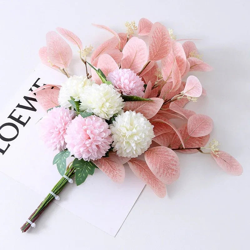 Fleurs artificielle en Soie - Plantes Nordique pour Décoration de Bureau et Chambre - Rose Eternelle La Boutique