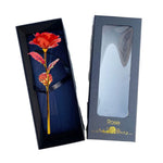 Coffret Rose Éternelle Or 24K – Cadeau de Luxe Inoubliable