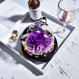 Rose Eternelle Suprême avec Cloche design ( Choix de couleur )