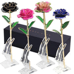 Rose Eternelle Coffret: Couleur Blanche <br> Or 24K