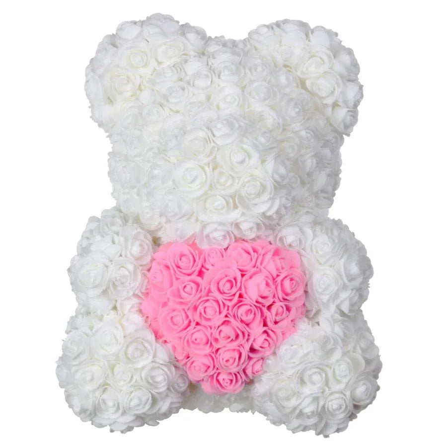 Ours en Rose Eternelle (choix de couleur) - Rose Eternelle La Boutique
