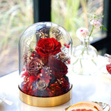 Rose Eternelle avec Composition Florale ( Choix Couleur )