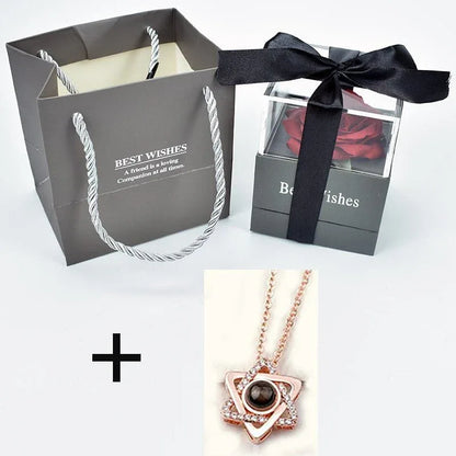 Rose Eternelle Coffret (Choix collier) - Rose Eternelle La Boutique