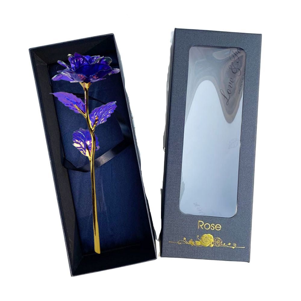 Eternal Rose Blue Bundle-Paket + 24k Geschenkbox (Auswahl)